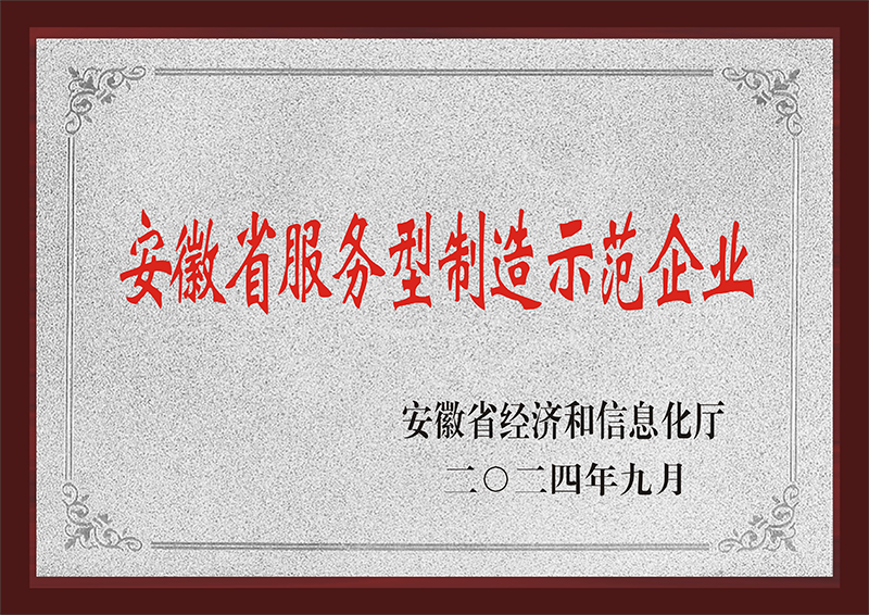 安徽省服務(wù)型制造示范...